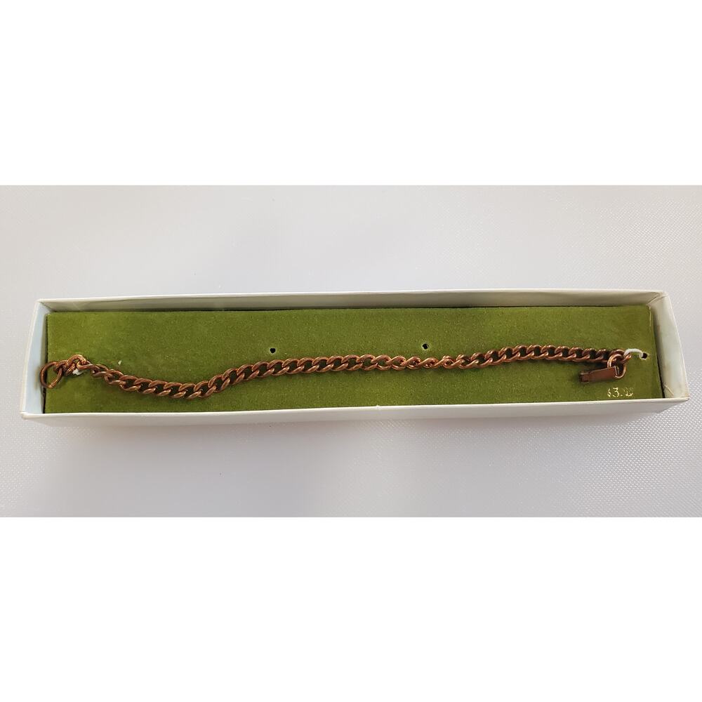 Vintage Pure Copper Ring Size 6 and Bracelet - Picture 6 of 10